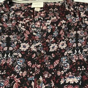 Knox Rose Floral Button-Up Blouse